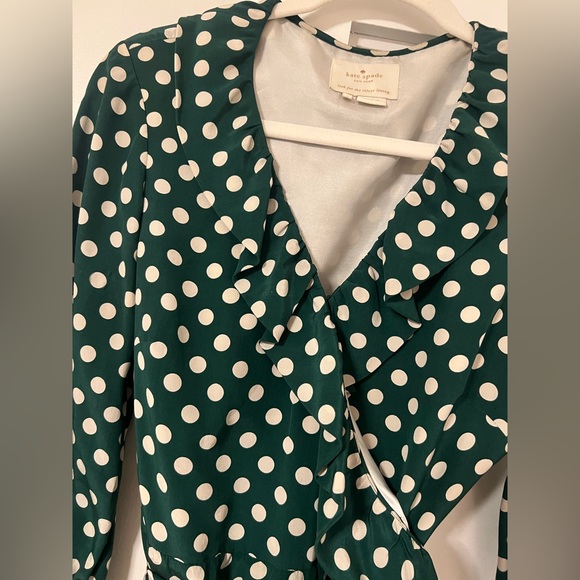 Kate spade wrap polka dot dress!! - Picture 3 of 6